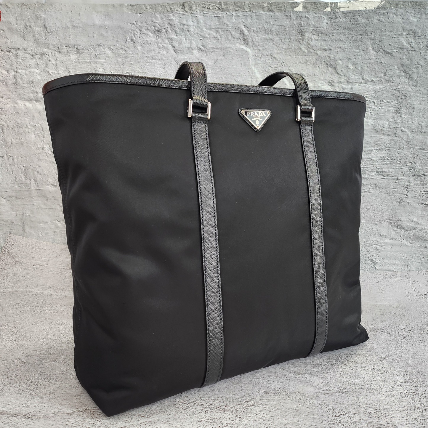 ★関税込★PRADA★Re-Nylon xサフィアーノレザートートバッグ