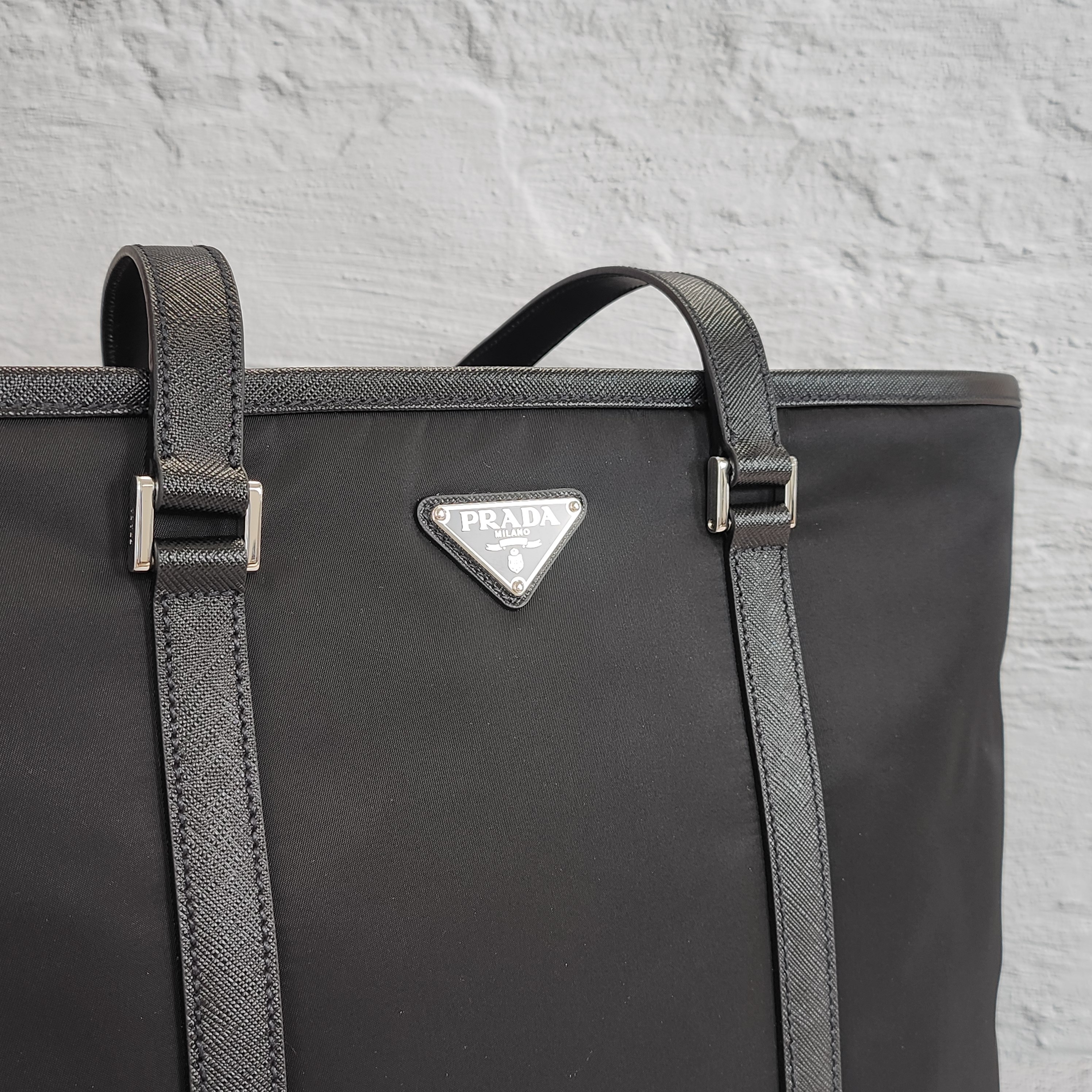 ★関税込★PRADA★Re-Nylon xサフィアーノレザートートバッグ