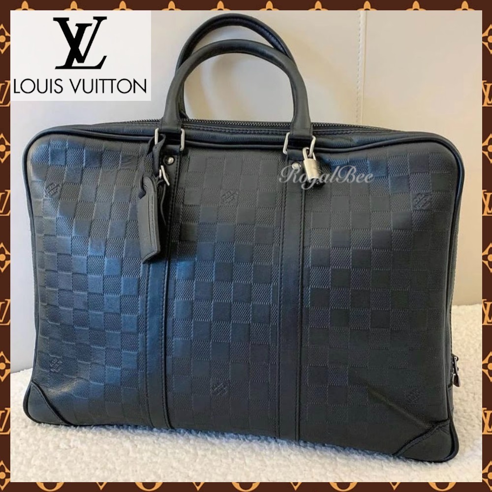 Louis Vuitton　【デキる男風♪大人ダミエ♪】ルイヴィトン　ハンドバッグ