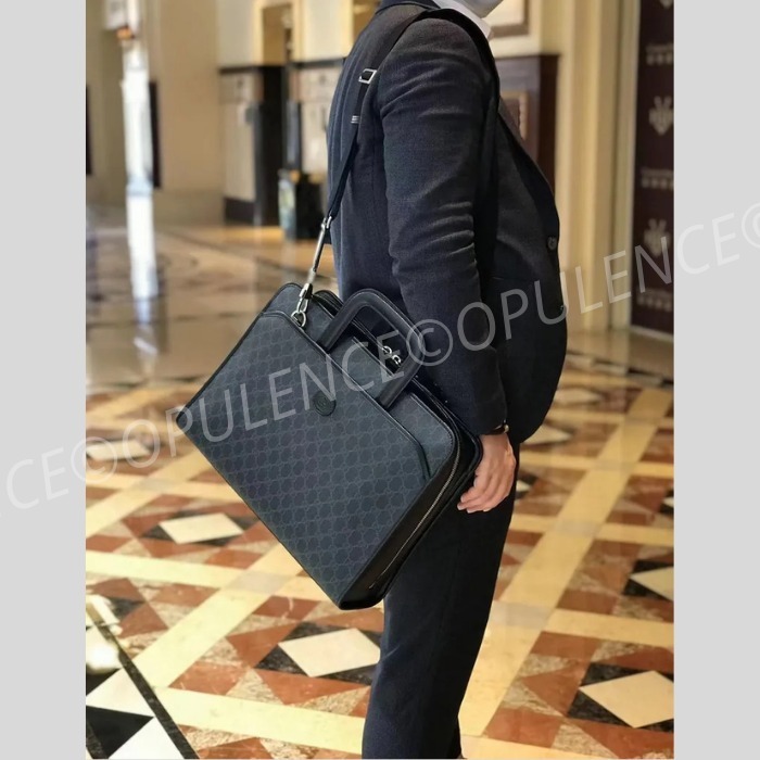 GUCCI グッチ 人気 GGスプリーム ブリーフケース ビジネスバッグ
