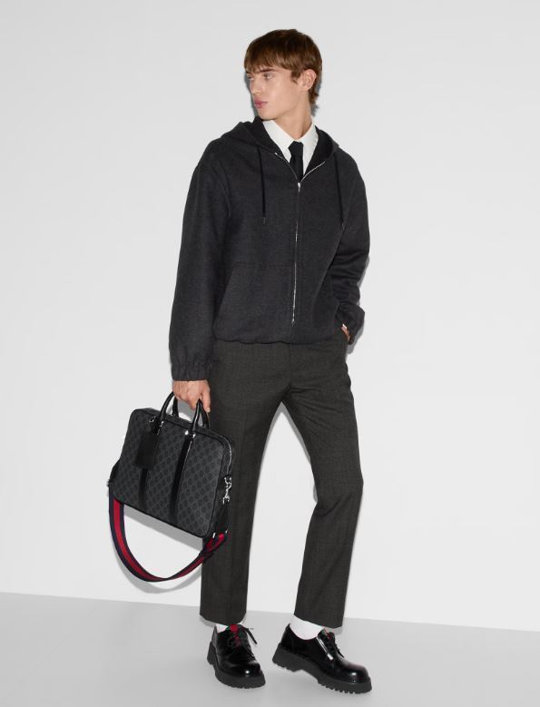 新作【グッチ】GGブリーフケース