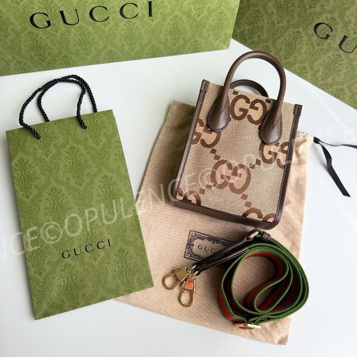 GUCCI グッチ 人気 ジャンボ GG ミニ トート/ショルダーバッグ