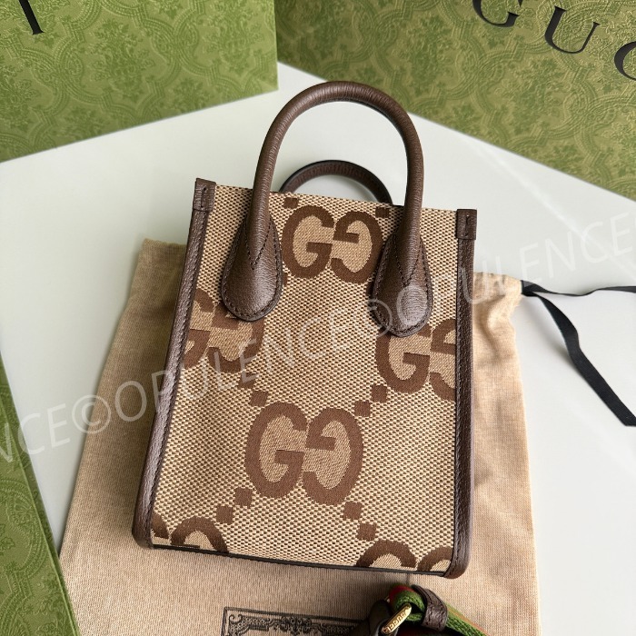 GUCCI グッチ 人気 ジャンボ GG ミニ トート/ショルダーバッグ