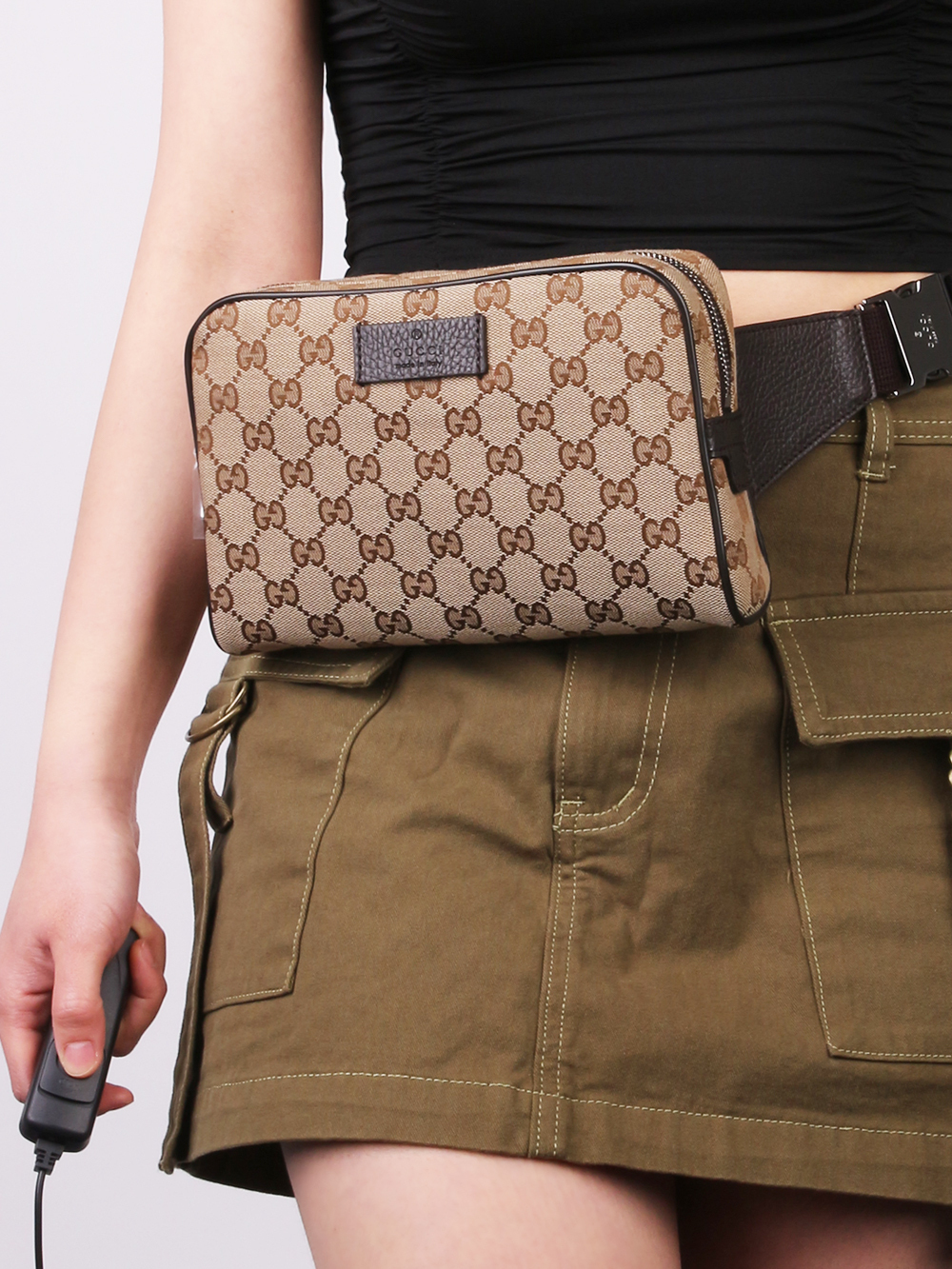 ★【GUCCI】 GG Supreme Belt Bag★HIP SACK CROSS BAG★