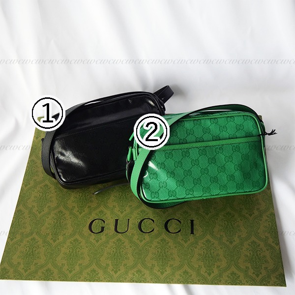 【完売必至】グッチ 光沢が美しいモノグラム柄ショルダーバッグ