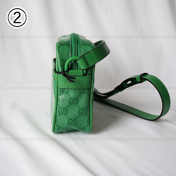 【完売必至】グッチ 光沢が美しいモノグラム柄ショルダーバッグ