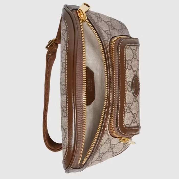 国内発【GUCCI】インターロッキングG付き ベルトバッグ