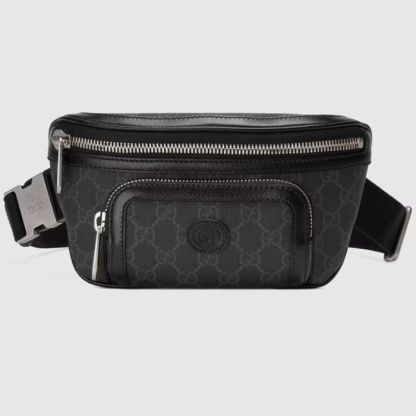 国内発【GUCCI】インターロッキングG付き ベルトバッグ