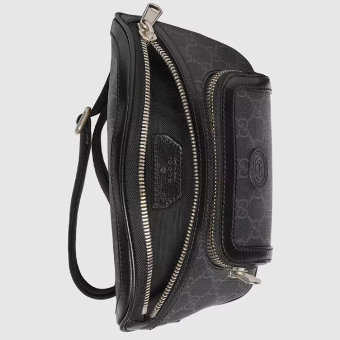 国内発【GUCCI】インターロッキングG付き ベルトバッグ