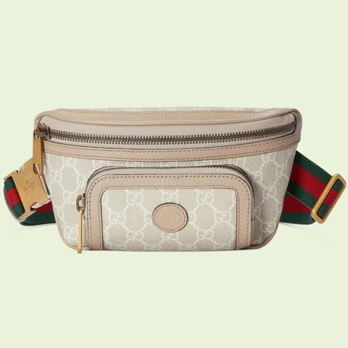 国内発【GUCCI】インターロッキングG付き ベルトバッグ