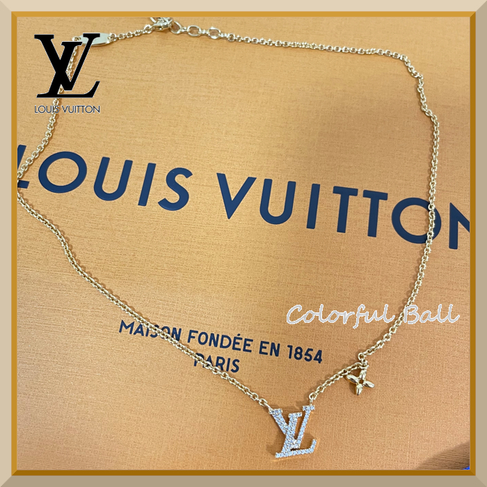 【大人気】Louis Vuitton コリエ・LVアイコニック ネックレス