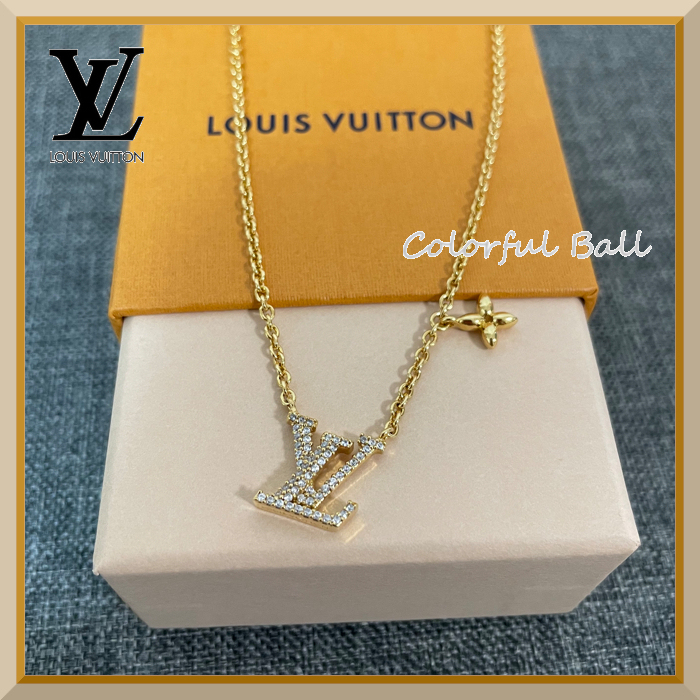 【大人気】Louis Vuitton コリエ・LVアイコニック ネックレス