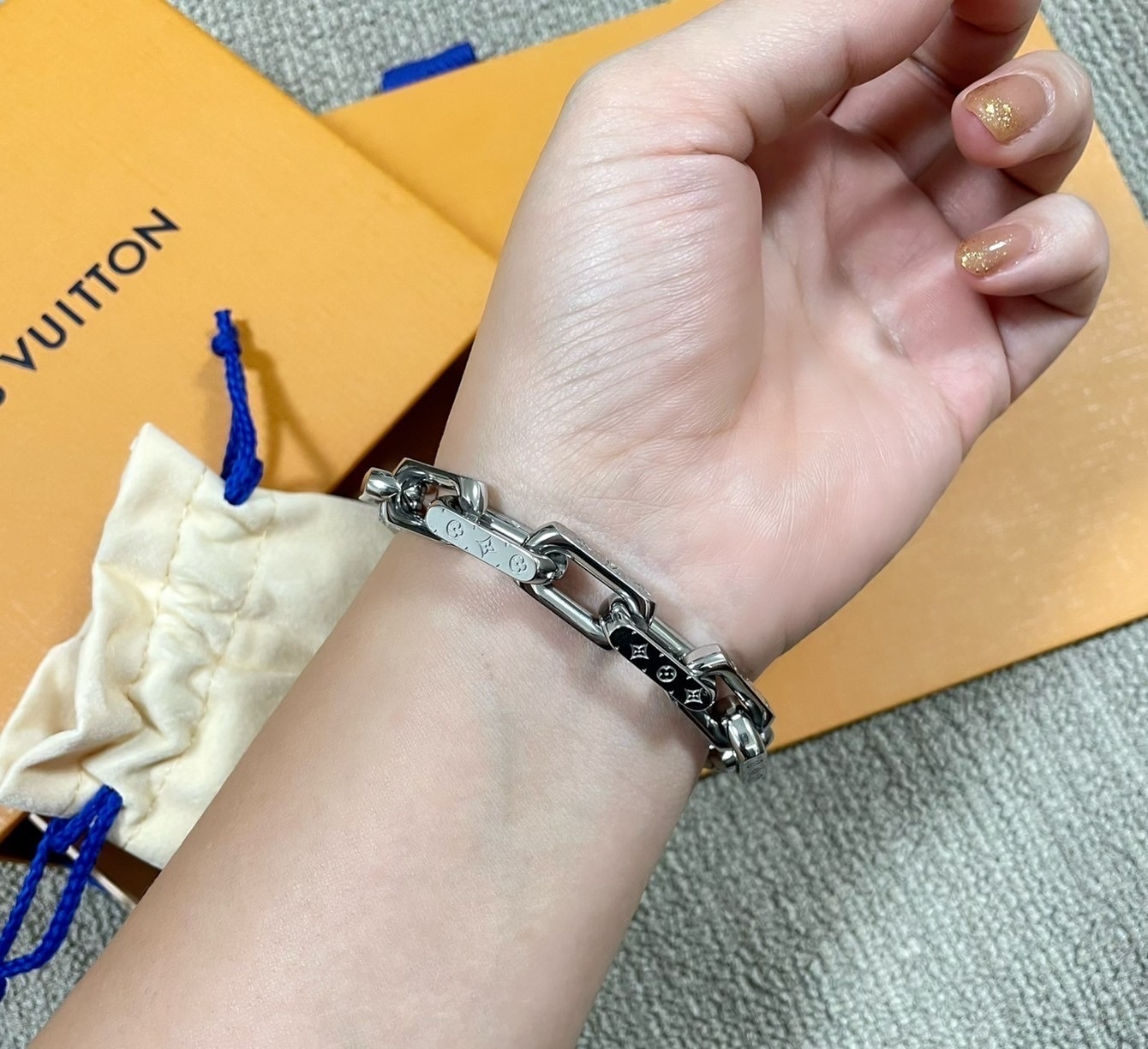 【LV】チェーンブレスレット モノグラム◆CHAIN BRACELET