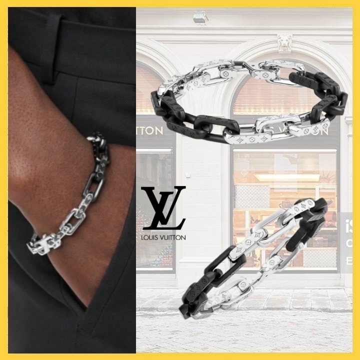 カッコいい♪【Louis Vuitton】ブレスレットモノグラム チェーン