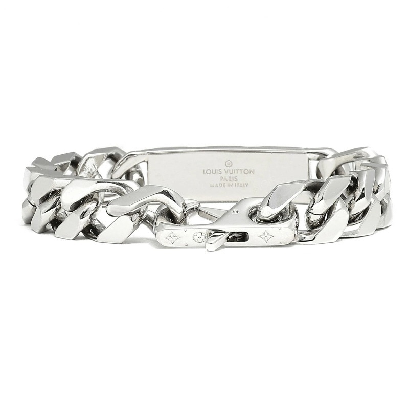 国内即発 Louis Vuitton LV チェーンブレスレット モノブラム