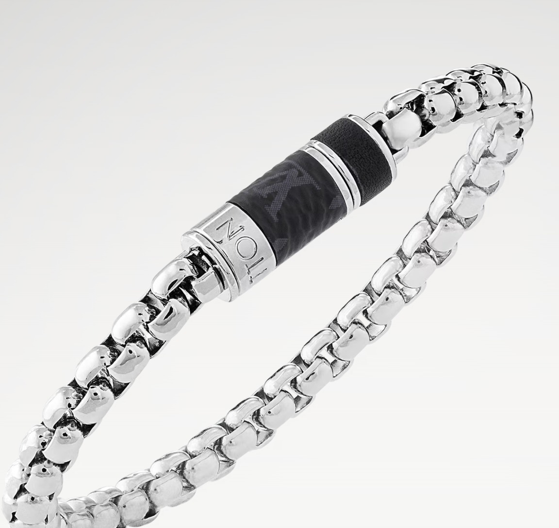 国内発Louis Vuittonブレスレットチェーン モノグラムエクリプス