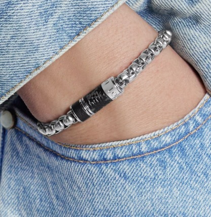 国内発Louis Vuittonブレスレットチェーン モノグラムエクリプス