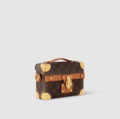 【高級感溢れるトランク型☆】ルイヴィトン　ショルダーバッグ