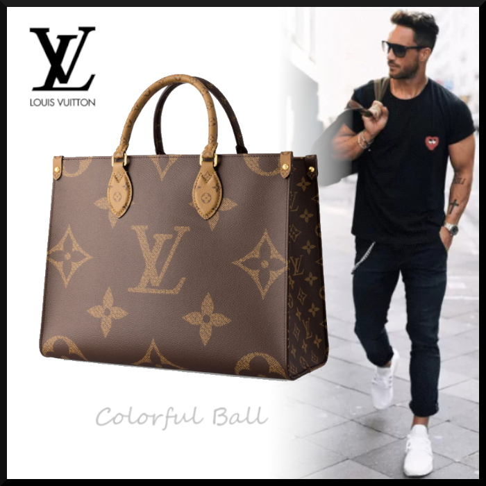 【メンズに大人気】Louis Vuitton　オンザゴー MM　トートバッグ
