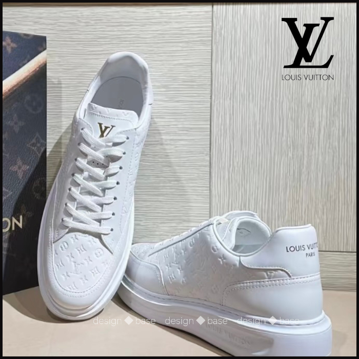 ◆快適な履き心地【 LV 】ビバリーヒルズ・ライン スニーカー