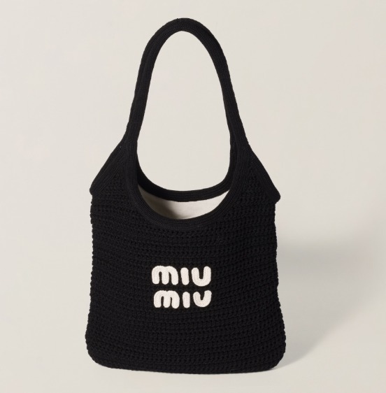 【夏に最適☆】ミュウミュウ トートバック IVY ラフィア風 25SS
