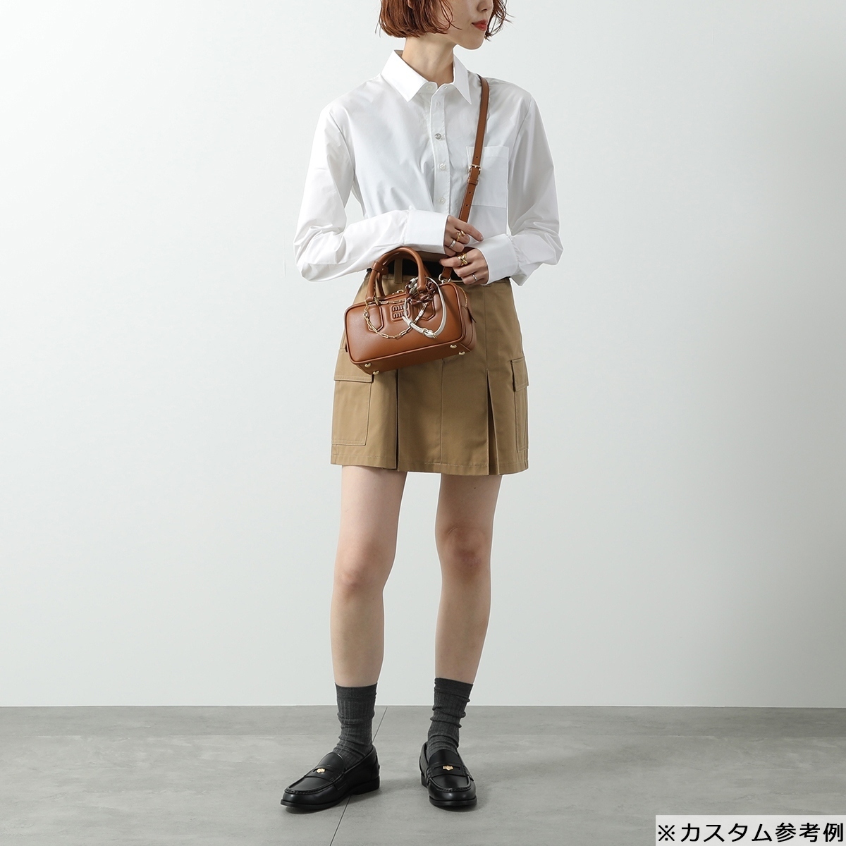 MIUMIU ショルダーバッグ ARCADIE アルカディ 5BB142 ACR3