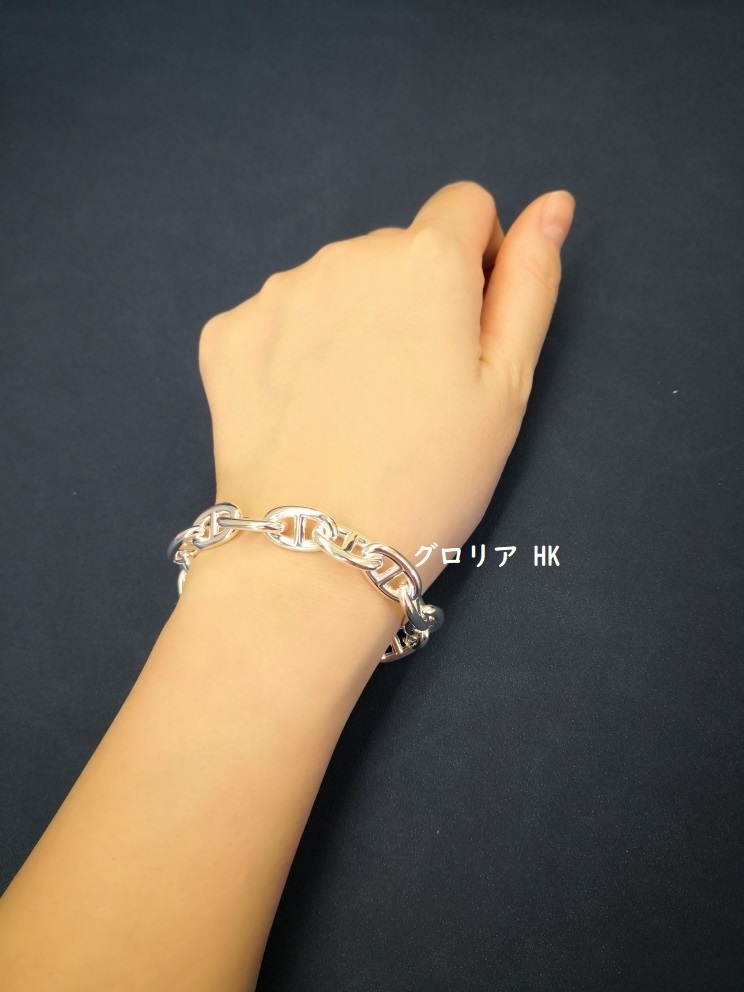 ☆直営店☆ 【HERMES】 シェーヌ・ダンクル ブレスレット MM
