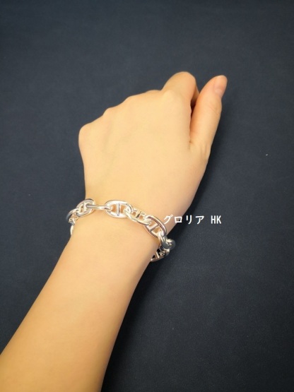 ☆直営店☆ 【HERMES】 シェーヌ・ダンクル ブレスレット MM