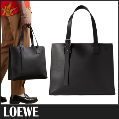 ☆送料関税込☆LOEWE バックル ホリゾンタル トートバッグ☆