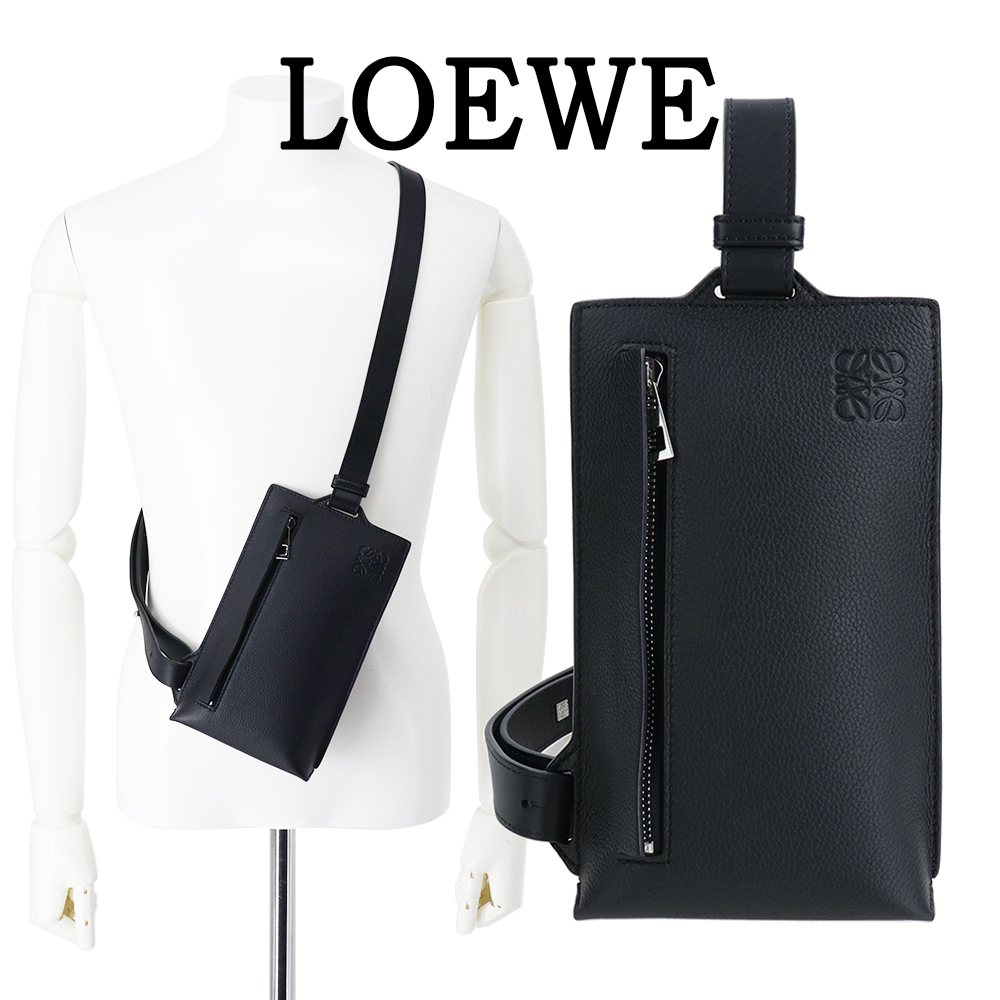 LOEWE バッグ バーティカル Tポケット ショルダー ボディバッグ