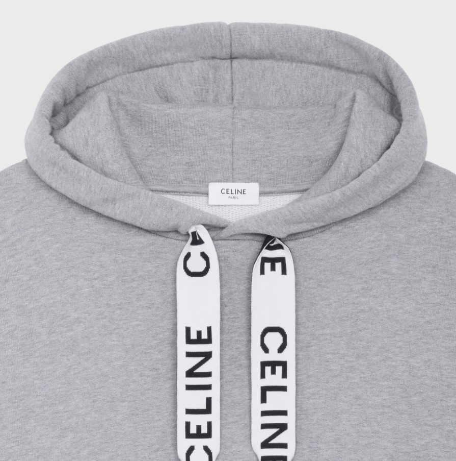 【CELINE】CELINE ルーズ フーディー / コットンフリース