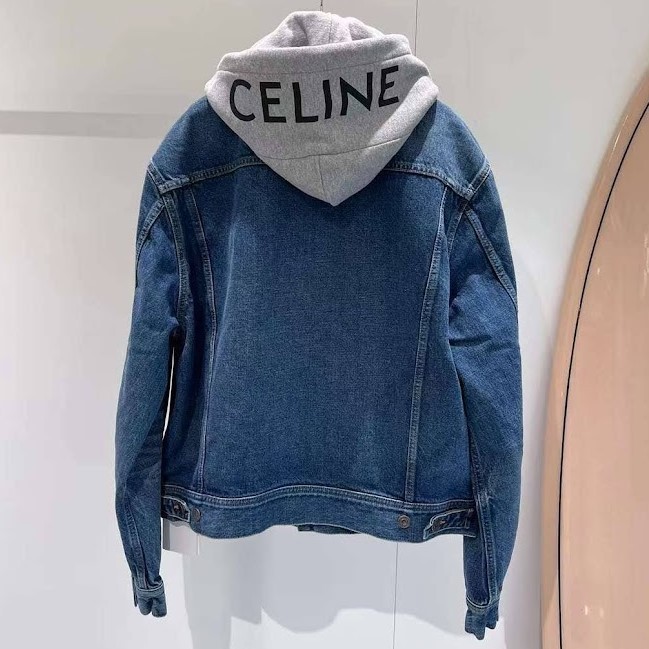 【CELINE】セリーヌ フード付きトラッカージャケット