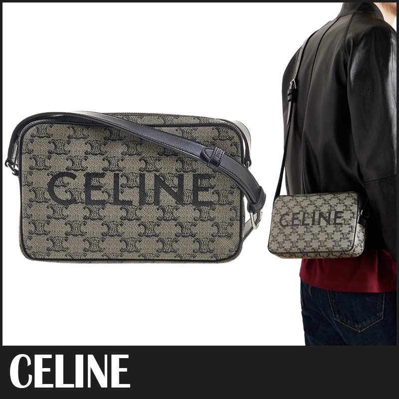 ☆送料関税込☆CELINE ロゴ ミディアム メッセンジャーバッグ
