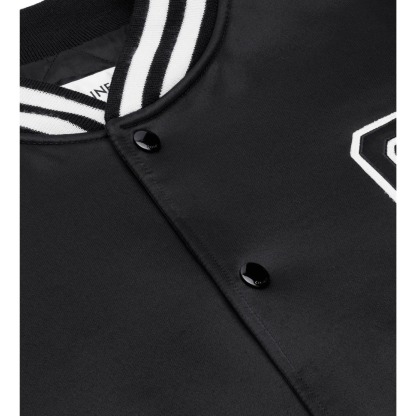 ★BTSのV(テテ)着用★関税・送料込 CELINE ロゴ刺繍 サテン テディジャケット