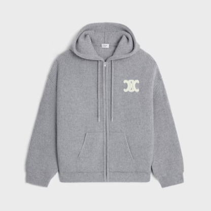 ★大人気！トリオンフが映える★【CELINE】ニットパーカー