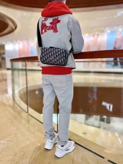 Dior LINGOT 22 バッグ　ディオール オブリーク ジャカード