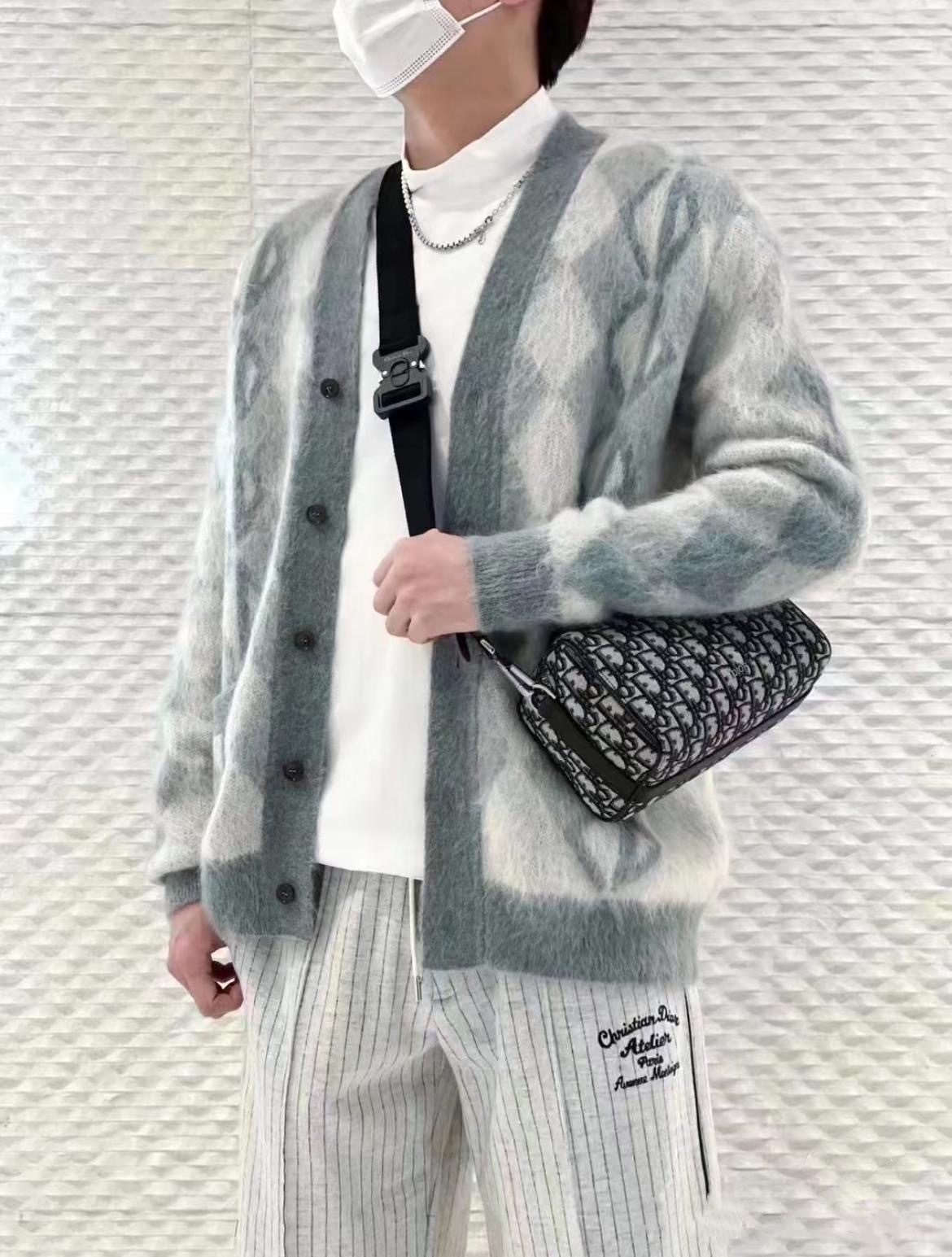 Dior LINGOT 22 バッグ　ディオール オブリーク ジャカード