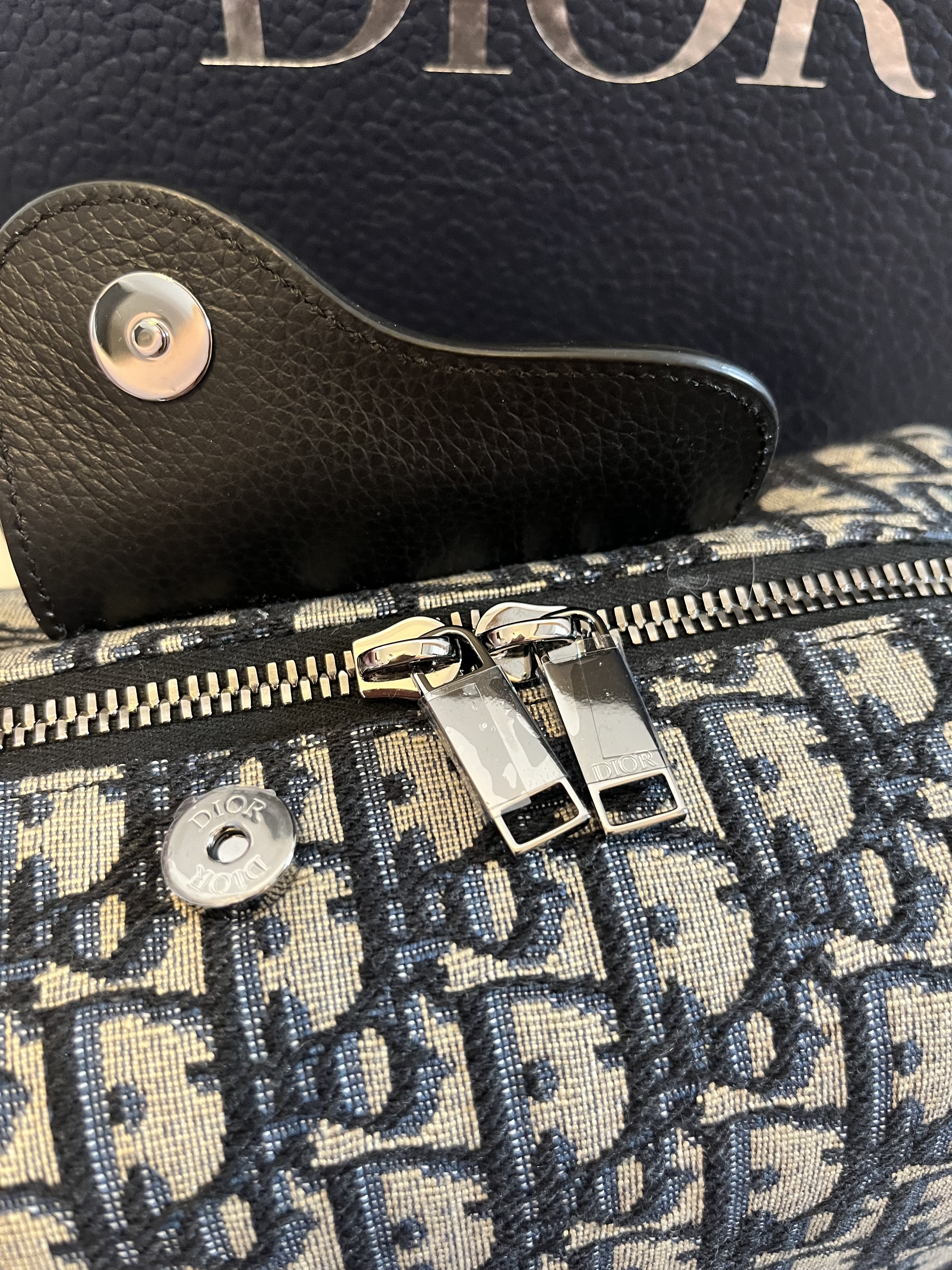 Dior LINGOT 22 バッグ　ディオール オブリーク ジャカード