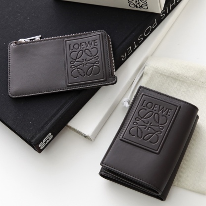LOEWE コインケース カードケース C565Z40X05 サテンカーフ