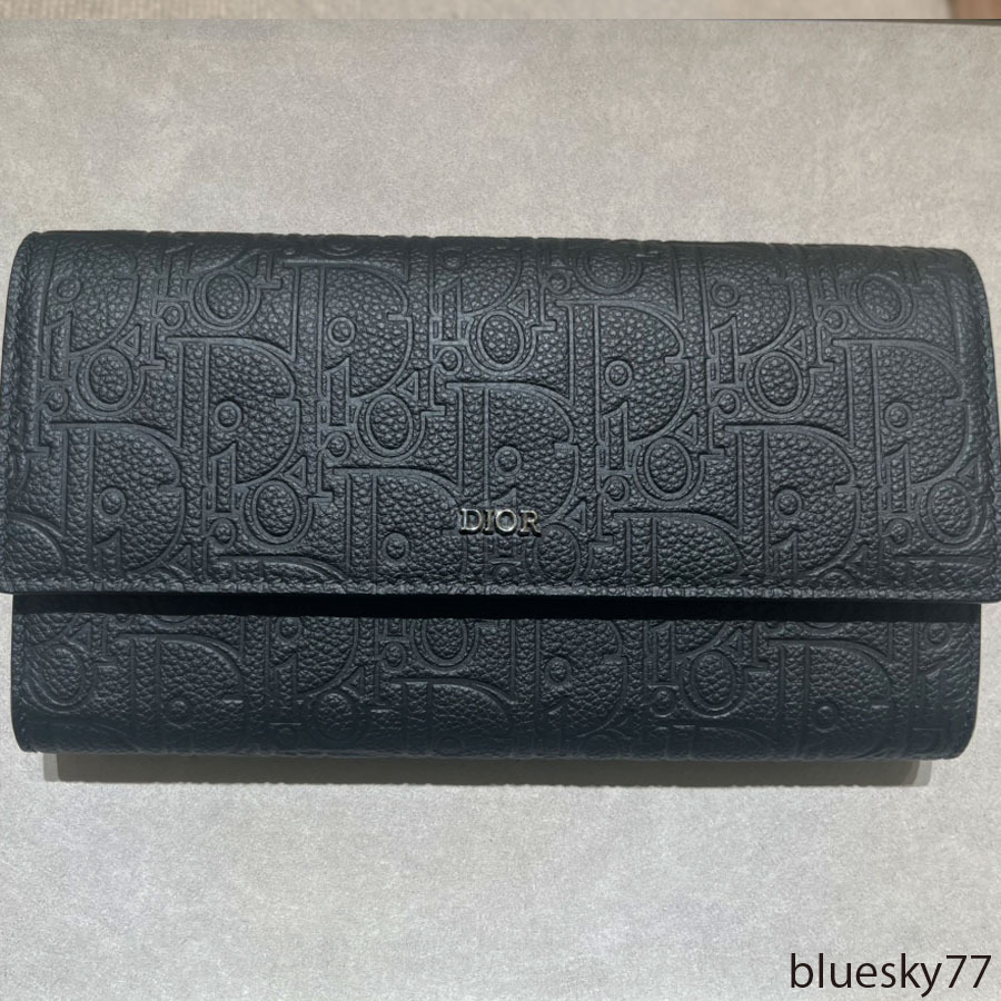 すぐ届く！DIOR（ディオール）ロング フラップウォレット 長財布