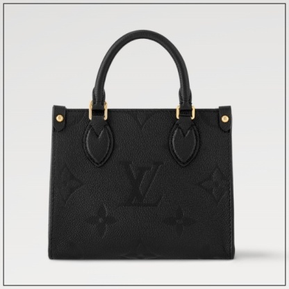 《男女兼用できる》Louis Vuitton オンザゴーBB ブラック