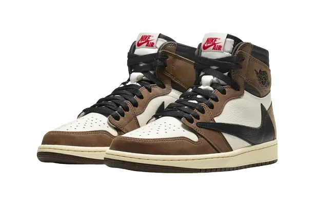 【人気急上昇で入手困難!七色】TRAVIS SCOTT X AIR JORDAN 1【本物の商品保証】【代金引換】