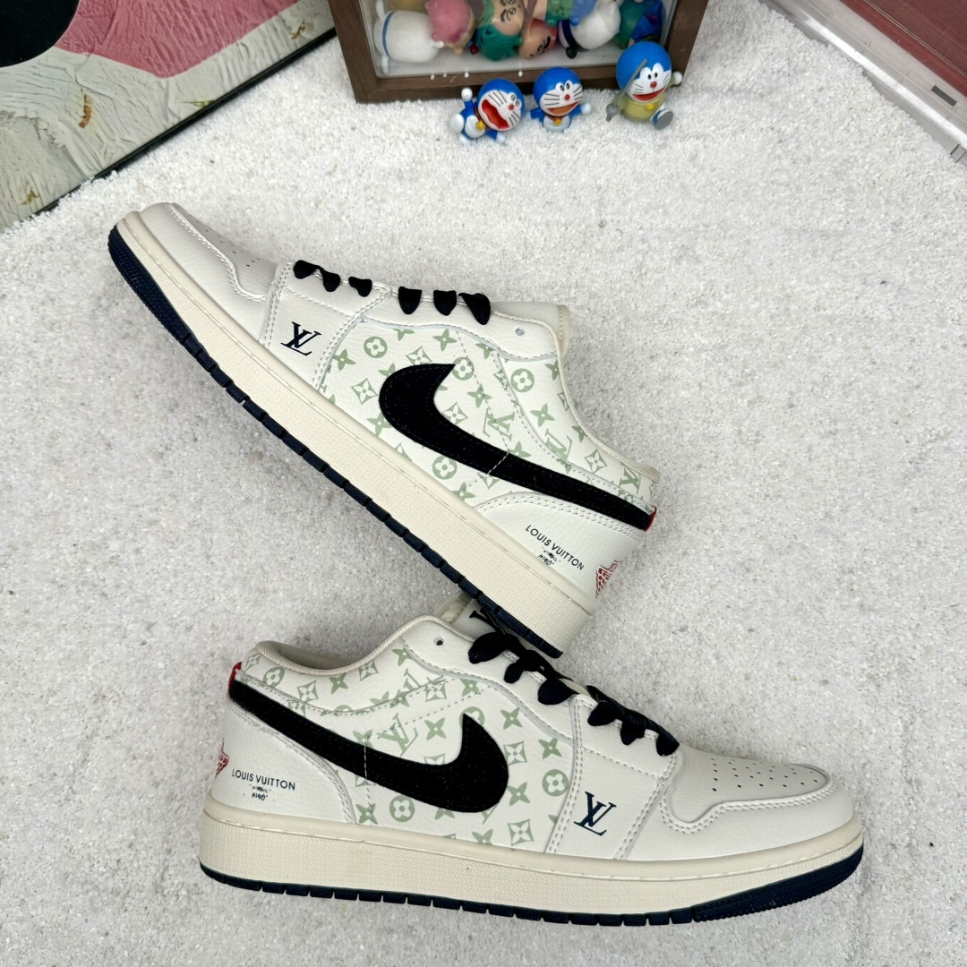 Louis Vuitton x Travis Scott x Nike Air Jordan 1 Low OG SP LV Monogram AJ1