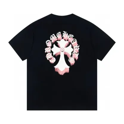 Chrome Heart クロムハーツ Tシャツ 黒 綿100% zH0120