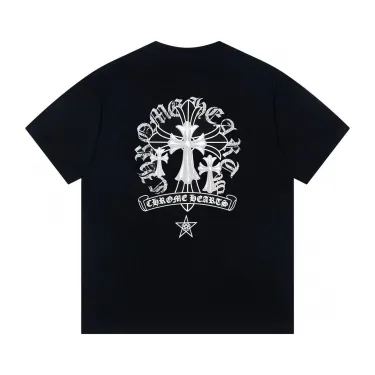 Chrome Heart クロムハーツ Tシャツ 黒 綿100% zH0121
