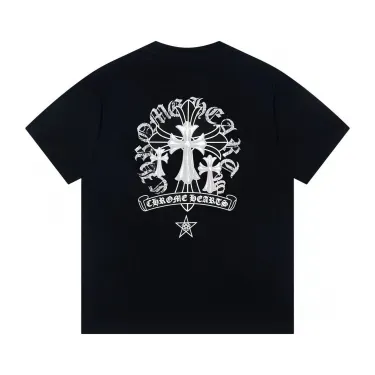 Chrome Heart クロムハーツ Tシャツ 黒 綿100% zH0121