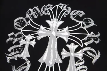 Chrome Heart クロムハーツ Tシャツ 黒 綿100% zH0121