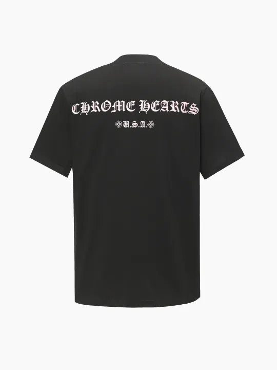 クロムハーツChrome Heart Tシャツ黒&白 綿100% zh0122