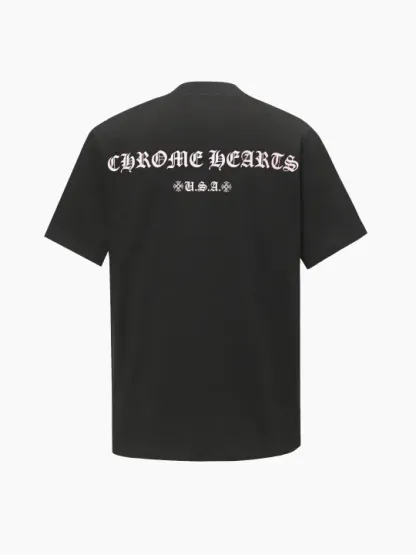 クロムハーツChrome Heart Tシャツ黒&白 綿100% zh0122