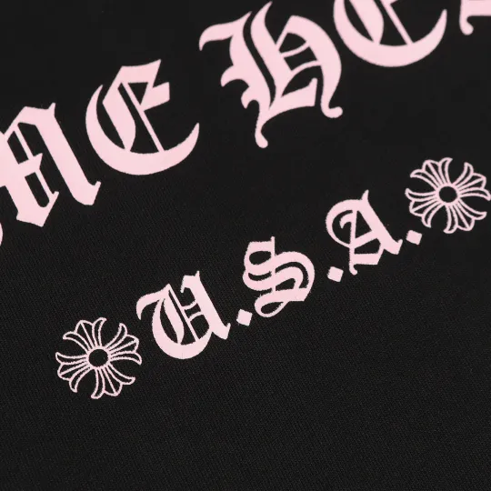 クロムハーツChrome Heart Tシャツ黒&白 綿100% zh0122